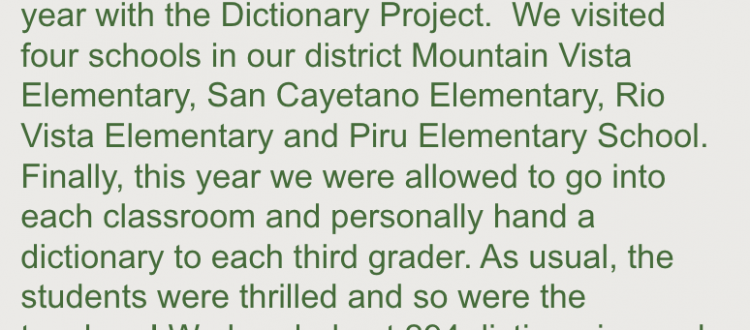 Rotary Club of Fillmore_dictionary_project